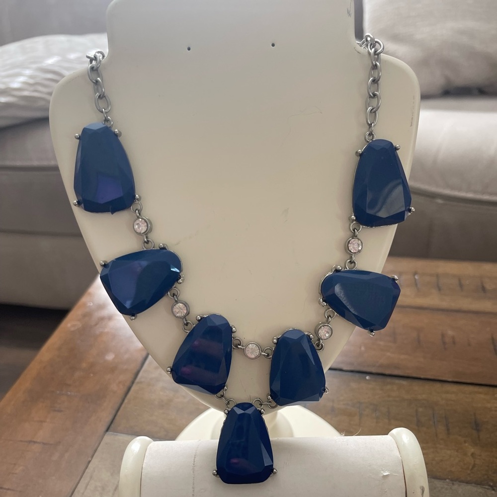 Multi stone necklace.